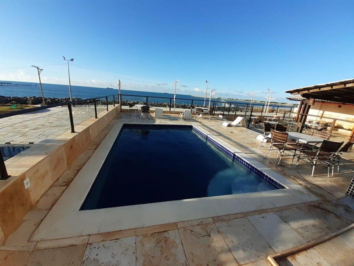 605 Flat Mobiliado Com Vista Lateral Mar Na Praia De Iracema Com Ventilador Fortaleza (Ceara) Exterior photo